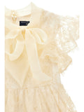 Ermanno Scervino Cream Lace Dress