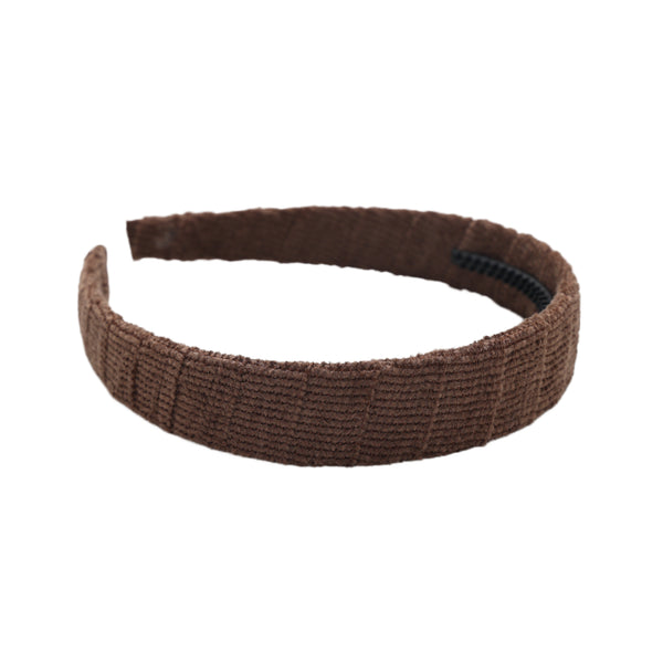Halo Luxe Brown Abigail Luxe Corduroy Headband