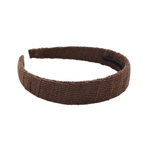 Halo Luxe Brown Abigail Luxe Corduroy Headband