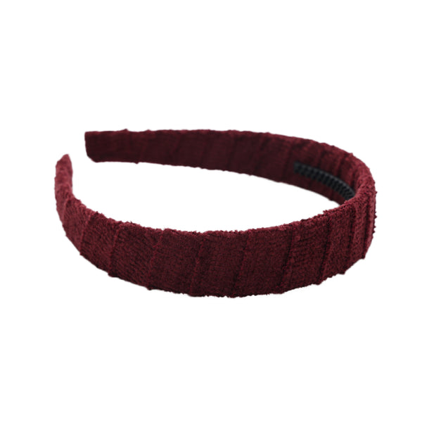 Halo Luxe Wine Abigail Luxe Corduroy Headband