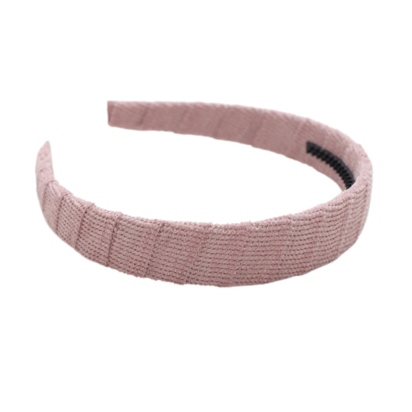 Halo Luxe Dusty Pink Abigail Luxe Corduroy Headband