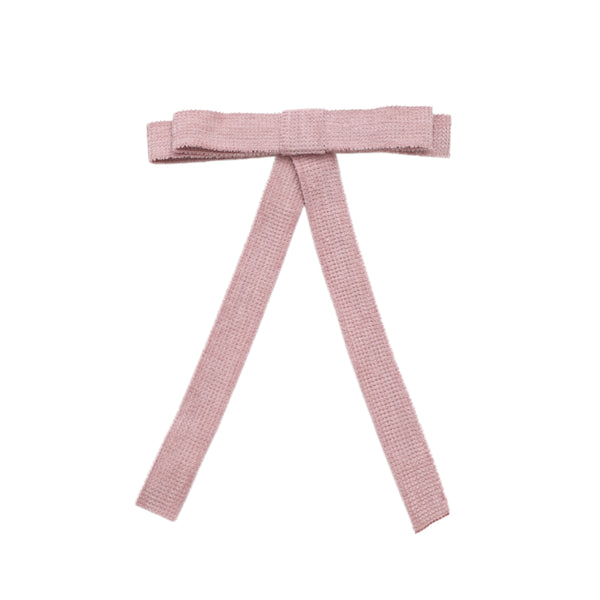 Halo Luxe Dusty Pink Abigail Luxe Corduroy Longtail Clip