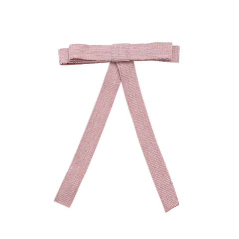Halo Luxe Dusty Pink Abigail Luxe Corduroy Longtail Clip