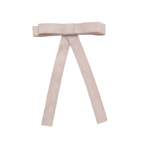 Halo Luxe Ecru Abigail Luxe Corduroy Longtail Clip