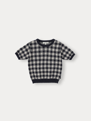 Bene Bene Navy Bene Check Sweater