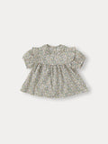 Bene Bene Baby Cream Riley Floral Frill Blouse + Bloomer Set