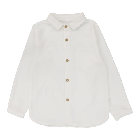 Lil Legs Analogie Boys Cream Dress Shirt