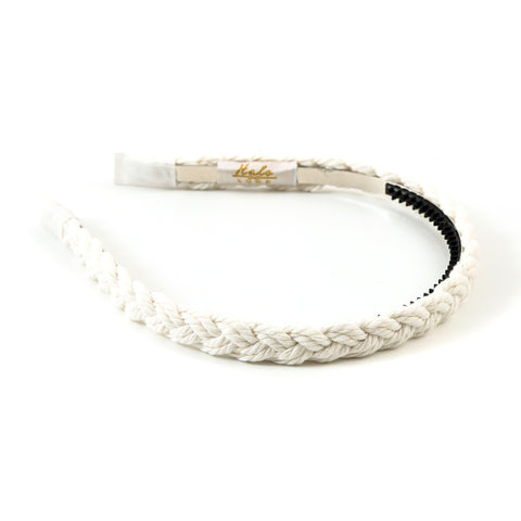 Halo Luxe Ivory Bea Braided Rope Headband