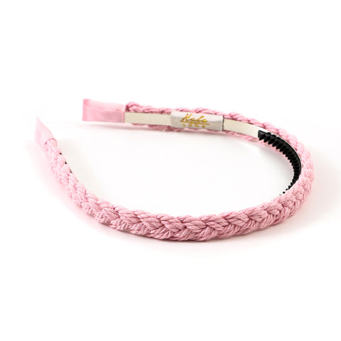 Halo Luxe Pink Bea Braided Rope Headband