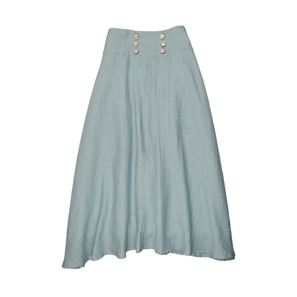 Coco Blanc Slate High Waisted Skirt