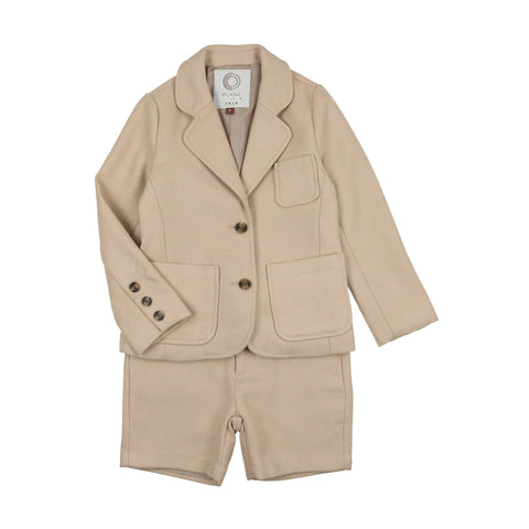 Coco Blanc Camel Wool Suit