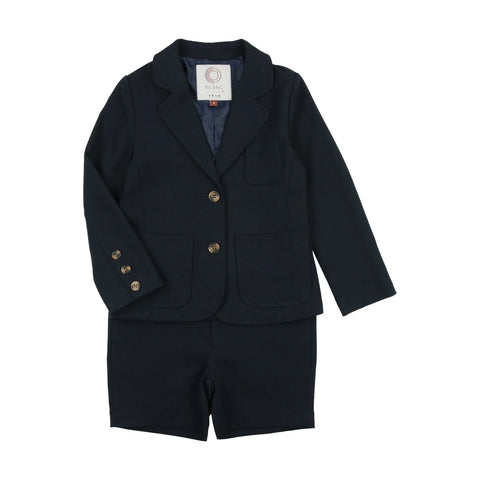 Coco Blanc Navy Wool Suit