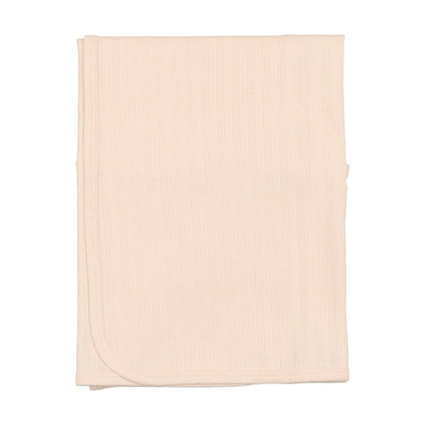Coco Blanc Pale Pink Thin Pointelle Blanket