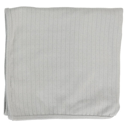 Lilette Light Blue Peter Pan Fine Pointelle Collar Blanket FPCLS-LBP