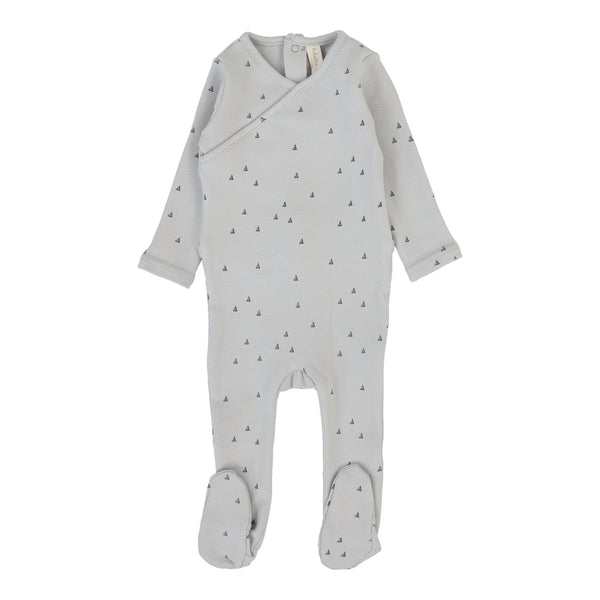 Lilette Pale Blue Sail Away Footie