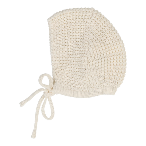 Lilette Cream Classic Chunky Knit Bonnet CKB-CRE