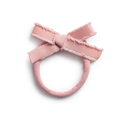 Halo Luxe Mauve Dahlia Deconstructed Grosgrain Ribbon Baby Headband