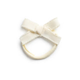 Halo Luxe Ivory Dahlia Deconstructed Grosgrain Ribbon Baby Headband