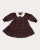 Early Sunday Plum Check Marguerite Dress
