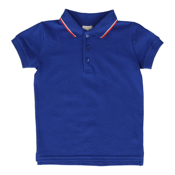 Lil Legs Royal Blue Double Stripe SS Polo