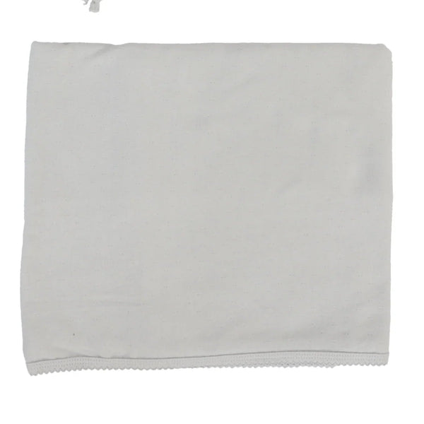 Lilette Pale Blue Emblem Embroidered Blanket
