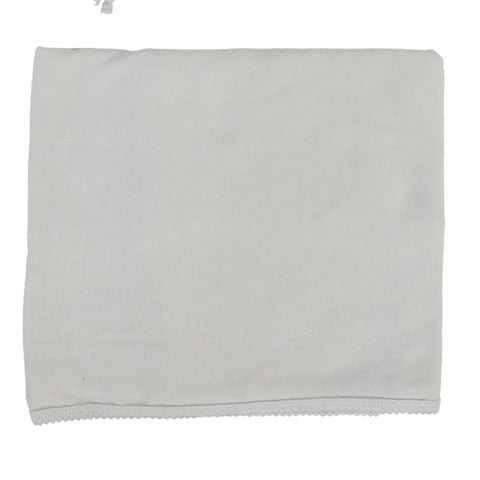 Lilette Pale Blue Emblem Embroidered Blanket