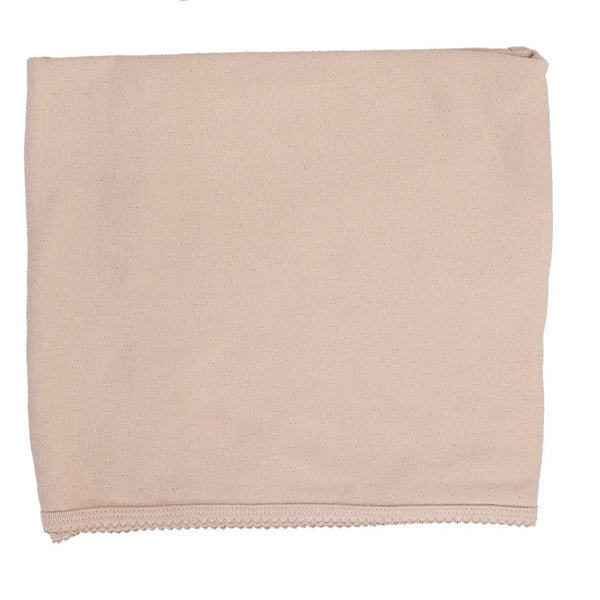 Lilette Dusty Pink Emblem Embroidered Blanket