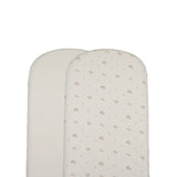 Lilette Pink Rosebud Bassinet Sheets BS-CREP