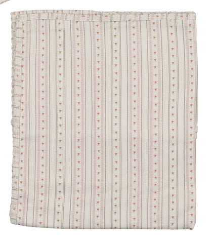 Lilette Cream/Pink Linear Print Blanket