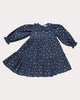 Early Sunday Navy Ditsy Bouquet Marguerite Dress
