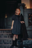 Coco Blanc Black Short Sleeve Structured Dress