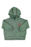 Piupiuchick Green Apple Print Hoodie