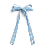 Halo Luxe Powder Blue Hopscotch Twill Long Tail Clip
