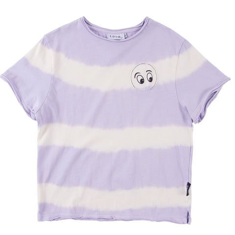 Loud Apparel Baby Rally Ecru/Lavender T-shirt