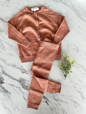 Mod Cutie Pink Color Block Ribbed Long Sleeve Bodysuit