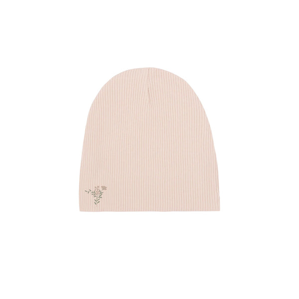 Ely's & Co Blush Embroidered Ginkgo Beanie