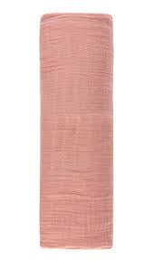 Ely's & Co Dusty Rose Muslin Swaddle