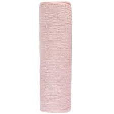 Ely's & Co Petal Pink Muslin Swaddle