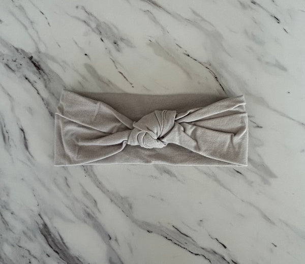 Ely's & Co Grey Knot Headband