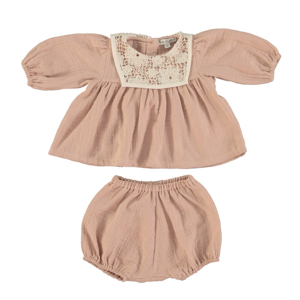 Bebe Organic Winter Blush Iris Baby Set