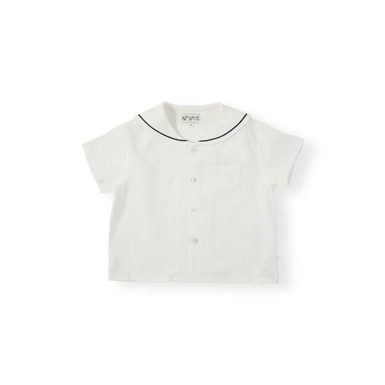 Bene Bene Ivory Marine Collar Shirt