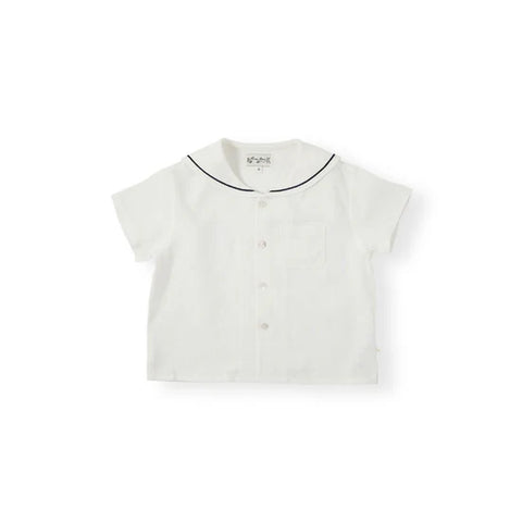 Bene Bene Ivory Marine Collar Shirt