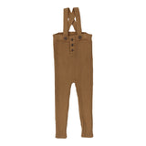 Lil Legs Analogie Camel Rib Knit Overalls