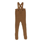 Lil Legs Analogie Camel Rib Knit Overalls