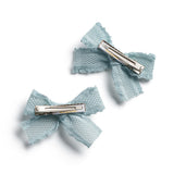 Halo Luxe Powder Blue Mae Lattice Lace Double Clip Set