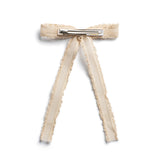 Halo Luxe Sand Mae Lattice Lace Long Tail Clip