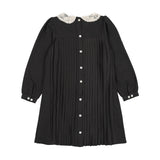 Lil Legs Analogie Black Pleated Dress