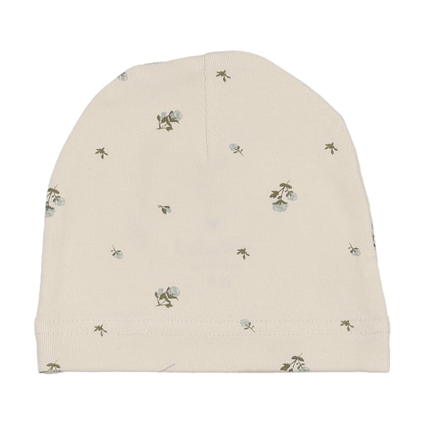 Lilette Cream/Blue Rosebud Print Bonnet RBB-CREB