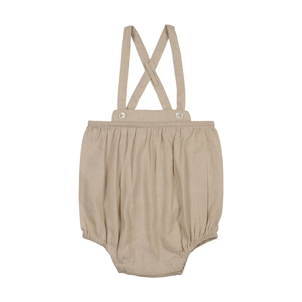 Lil Legs Analogie Wheat Linen Suspender Bloomers SLSB-WHEA