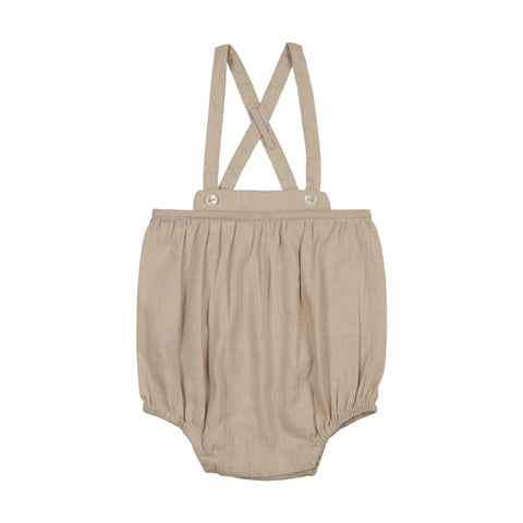 Lil Legs Analogie Wheat Linen Suspender Bloomers SLSB-WHEA